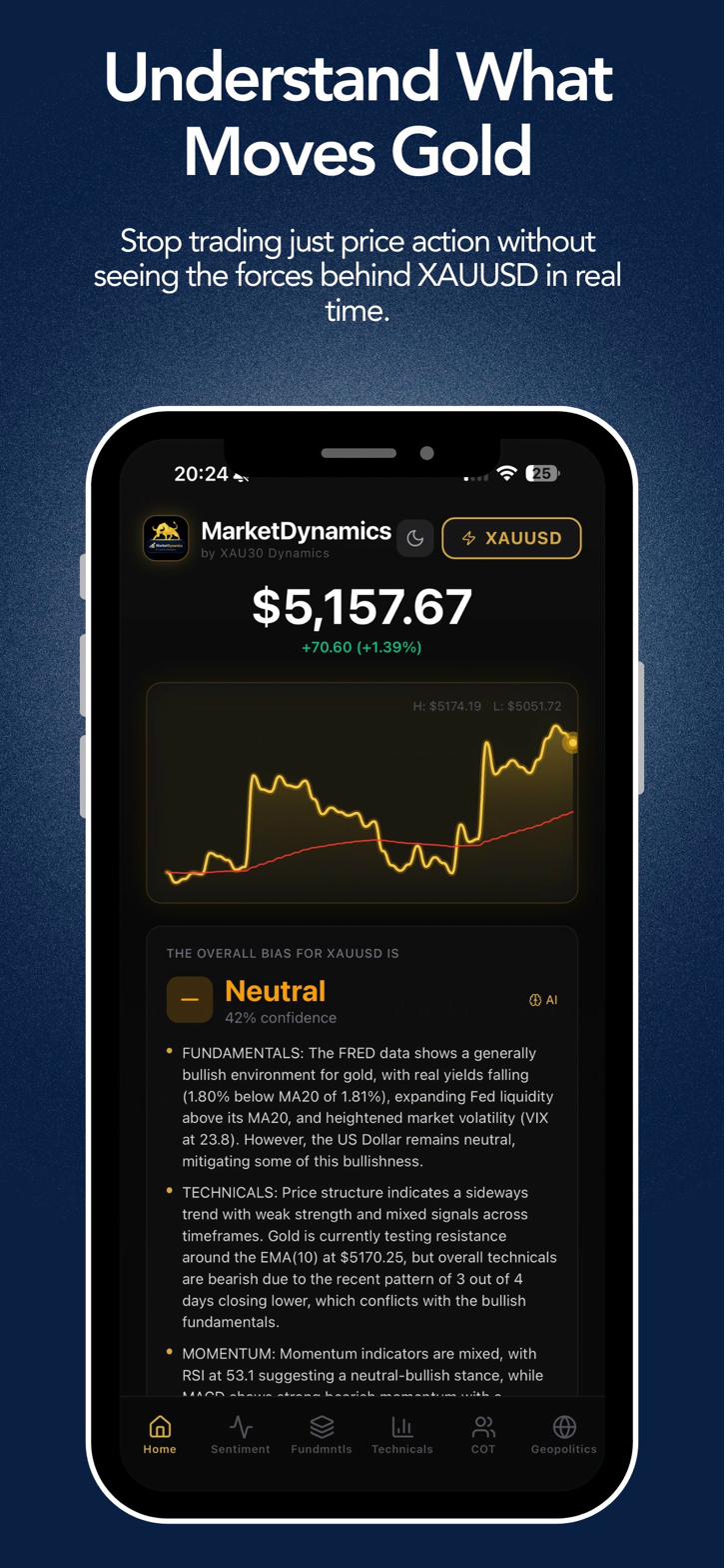 MarketDynamics — Understand What Moves Gold